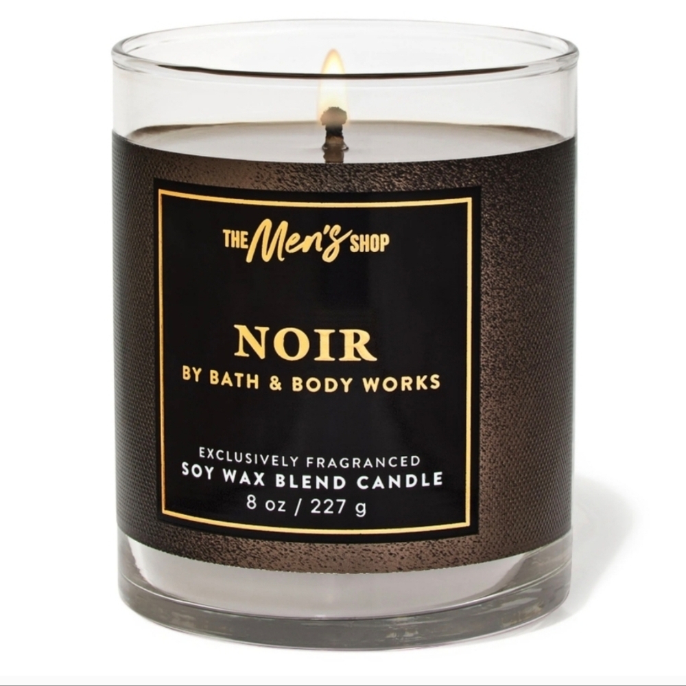 Bath & Body Works New Noir Black Soy Wax Candle.